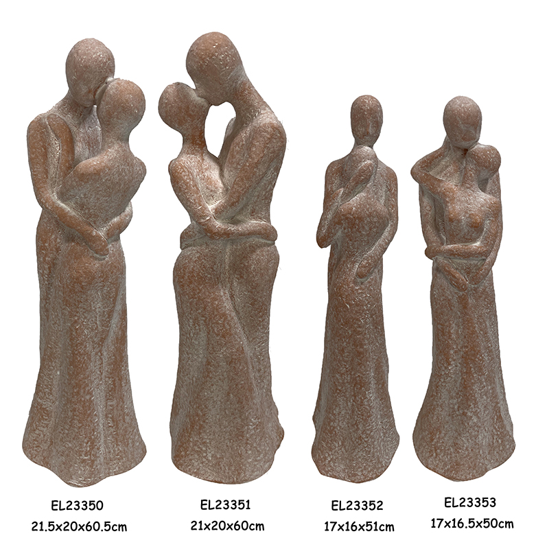 Best Clay Fibre MGO Lightweight Sweet Happy Couple Figurines Products, Service