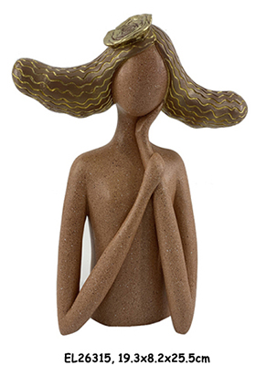 Wholesale Resin Arts & Crafts Table-top Abstract Girl Figurines Bust Decoration Suppliers, Service