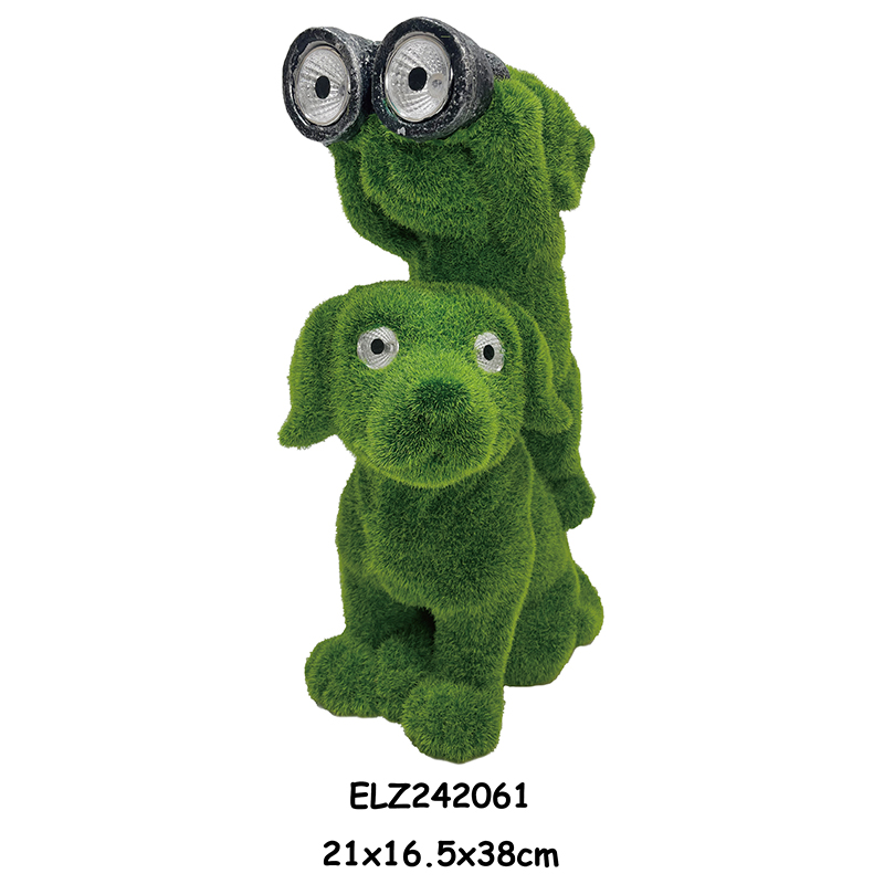 Wholesale Grass-Flocked Solar Decor Figures Outdoor Indoor Solar Powered Decorate Animals Patio Decoration Factories, Service