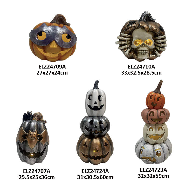 Fiber Clay Halloween Decoration Design 1