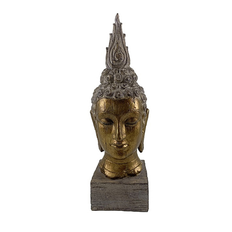 Wholesale Resin Arts & Crafts Buddha Head W/Stand Figurines Supplier, Product