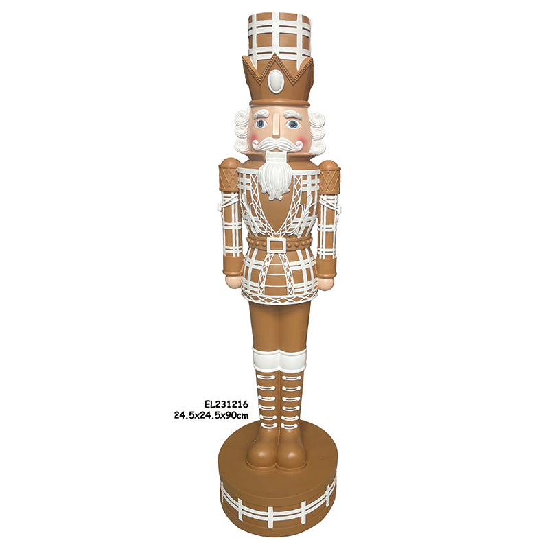 High-Quality Brown Resin Nutcracker Figure Home And Holiday Decorating Nutcracker Unique And Elegant Nutcracker Exporters, Service