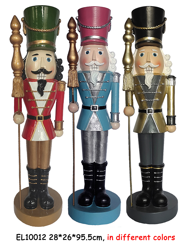 Wholesale Resin Handmade Crafts Classic Nutcrackers Figurines Soldiers Decorations Tabletop Ornaments Manufacturer, Product