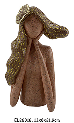 Wholesale Resin Arts & Crafts Table-top Abstract Girl Figurines Bust Decoration Suppliers, Service