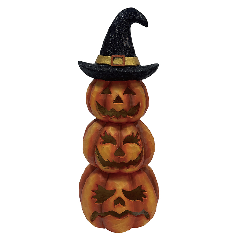 Best Resin Arts & Craft Halloween Pumpkin Jack-o’-Lantern Tiers decorations indoor-outdoor statues Exporters, Product