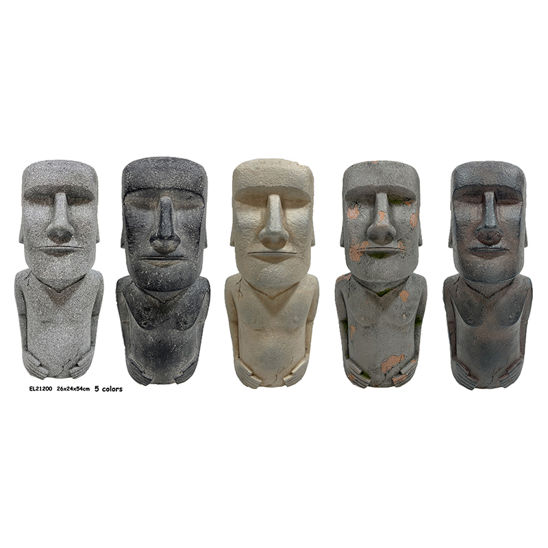High-Quality Fiber Clay MGO Lightweight Easter Island Statues Exporter, Products