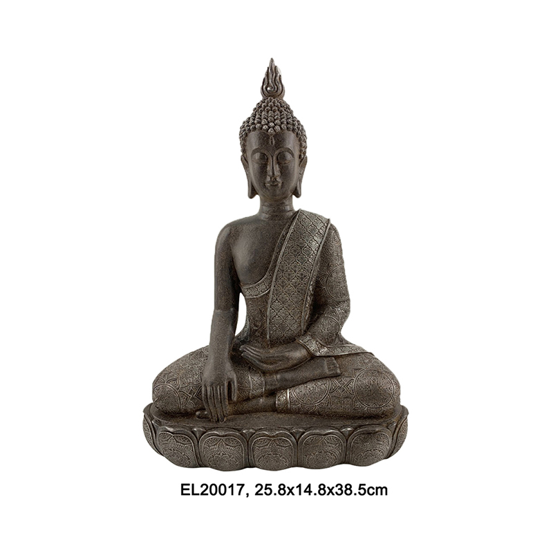 Wholesale Resin Arts & Crafts  Buddha Sitting On Lotus-Base Figurines  Manufacturer, Factory