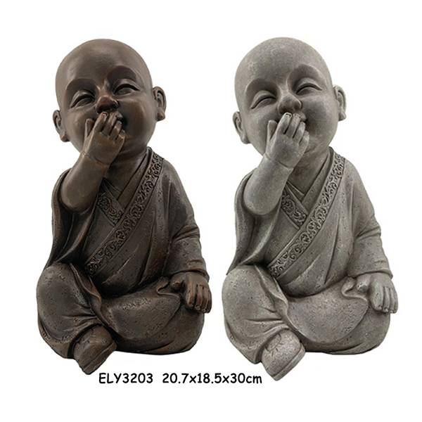 China Fiber Clay MGO Shao Lin Monk Statues Figurines Supplier, Factories