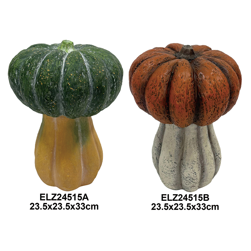 Fiber Clay Pumpkin Decoration
