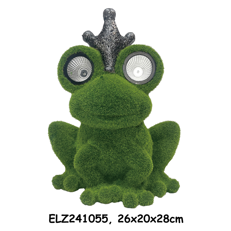 Wholesale Grass-Flocked Solar Decor Figures Outdoor Indoor Solar Powered Decorate Animals Patio Decoration Factories, Service