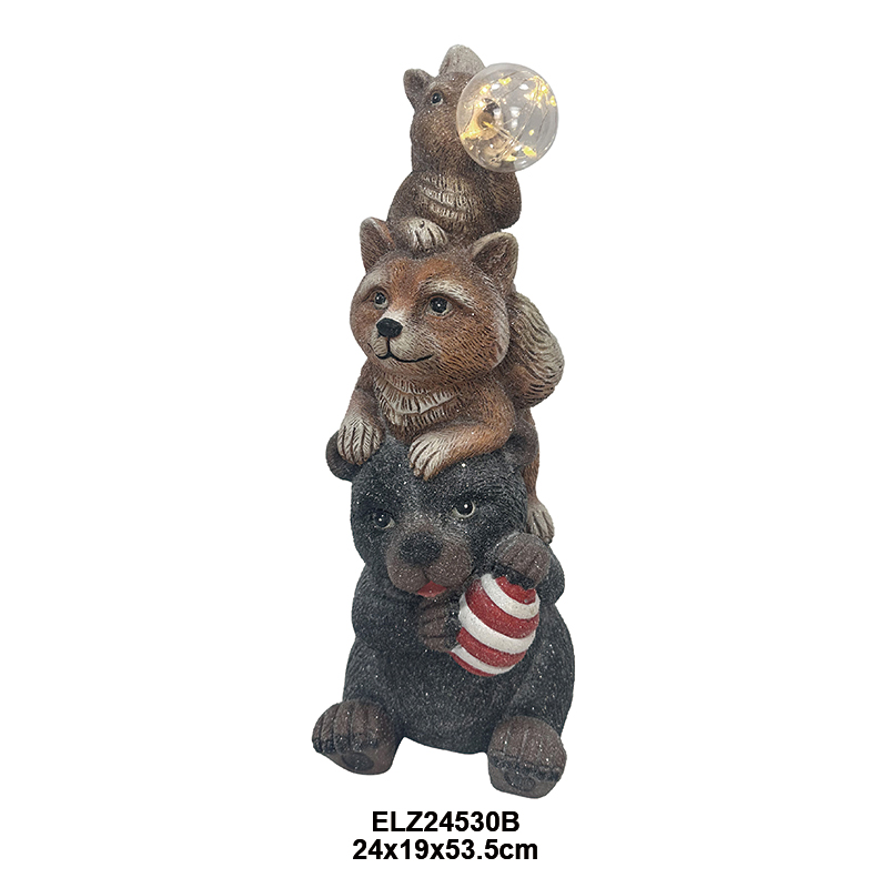 Best Home Garden Decors Indoor Outdoor Handcrafted Fiber Clay Fox Bulbs Collection Cute Foxes Factories, Service