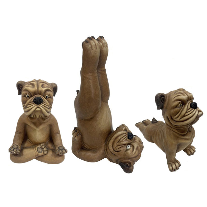 High-Quality Fiber Clay MGO Lightweight Yoga Animal Garden Statues Exporter, Product