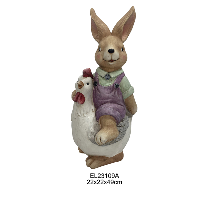 Rabbit and Poultry Figurine Collection 4