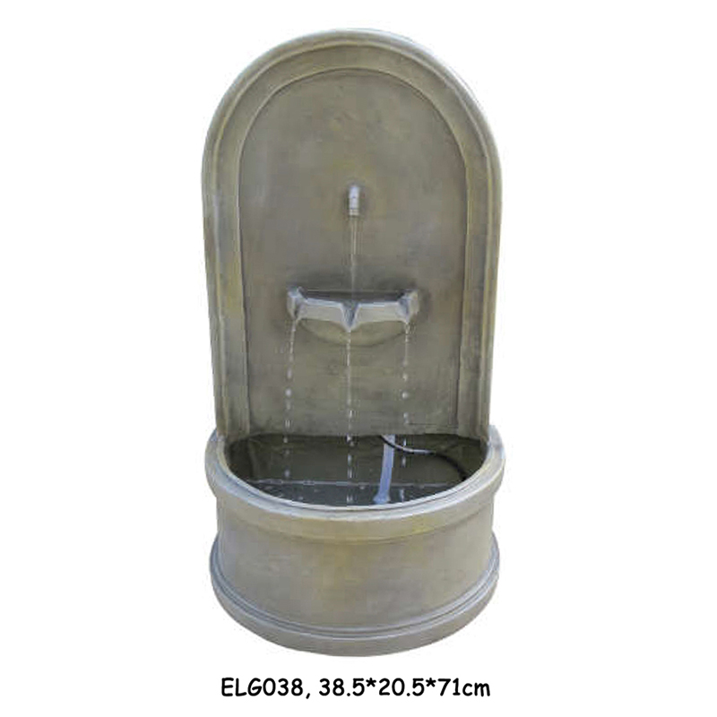 Wholesale Fiber Resin Round Can Outdoor Fountain Water Feature  Supplier, Factories