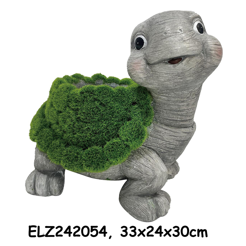 Grass Flocked Animal Planter Design