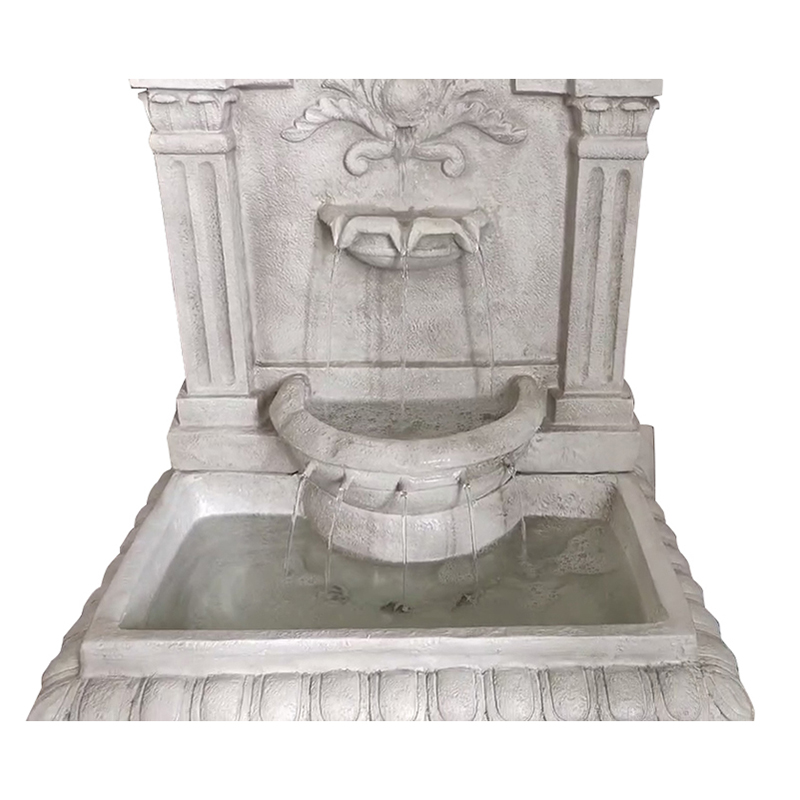 High-Quality Fiber Resin Square Leaned Wall Fountain Water Feature Supplier, Products
