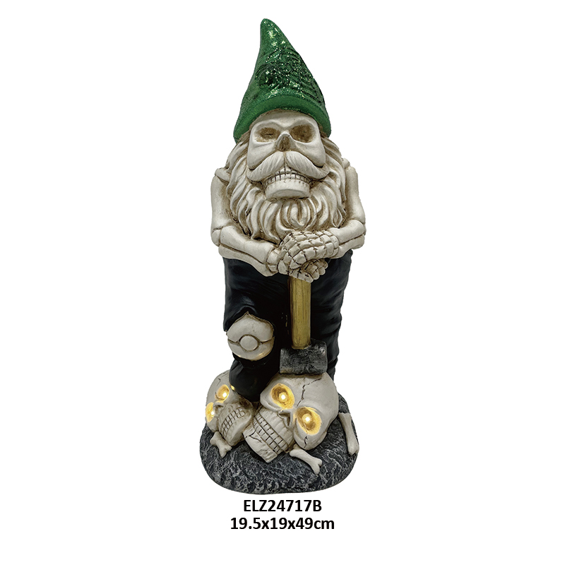 Fiber Clay Halloween Gnome
