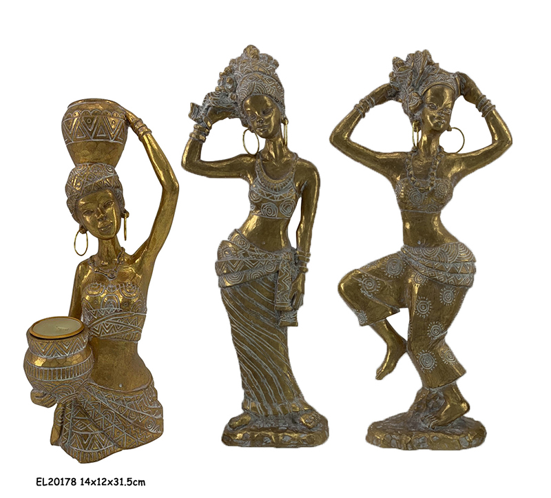 High-Quality Resin Arts & Crafts Africa Lady Figurines Candle Holders  Manufacturers, Products