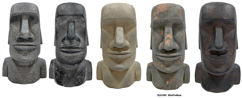 High-Quality Fiber Clay MGO Lightweight Easter Island Statues Exporter, Products
