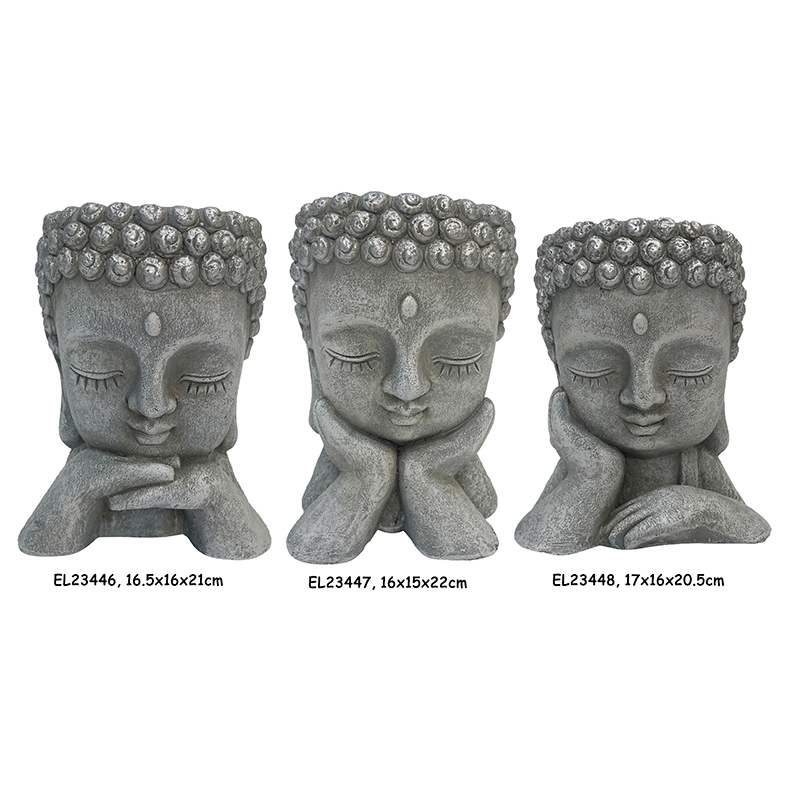 High-Quality Fiber Clay Light Weight Cute Baby Buddha Garden Pottery Supplier, Products