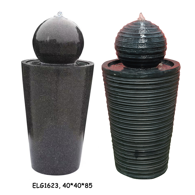 Best Fiber Resin Sphere Style Garden Fountains Water Features Manufacturers, Exporters