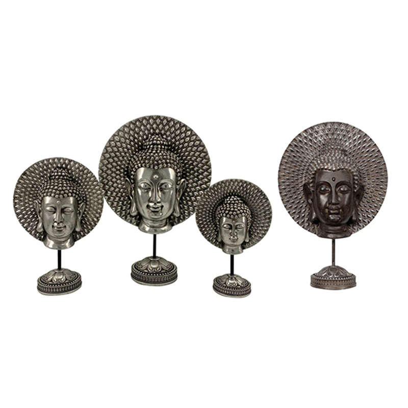High-Quality Resin Arts & Crafts Buddha Head W/Base Figurines Suppliers, Service