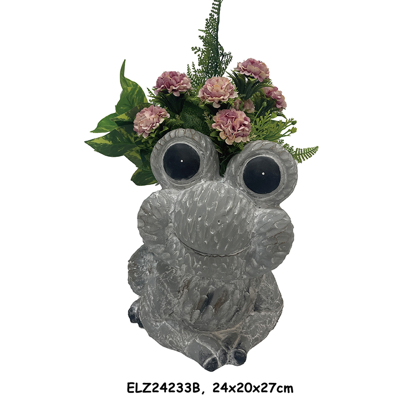 China Frog Planter Statues Frog Deco-Pot Garden Planters Animals Flowerpots Home And Garden Decor Product, Products