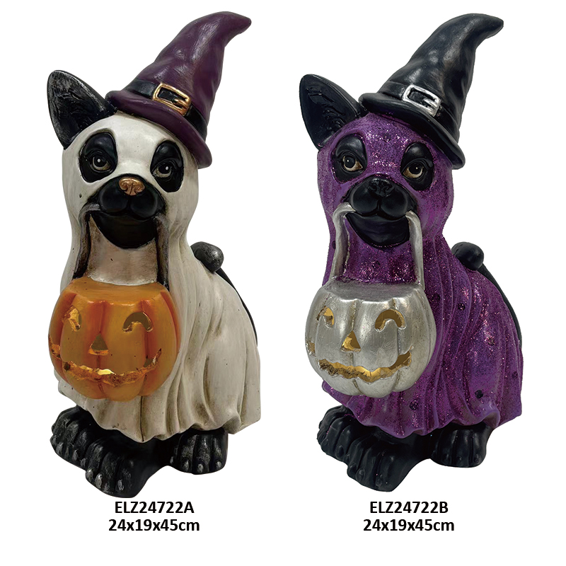 Halloween Fiber Clay Group Display