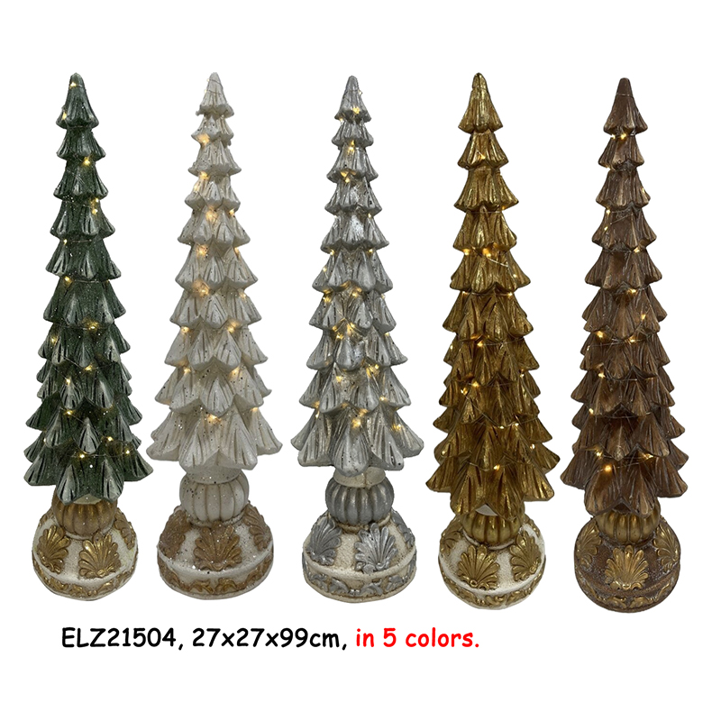 Best Clay Fiber Christmas Trees With Lights Home Decor Seasonal Decoration Manufacturer, Factories
