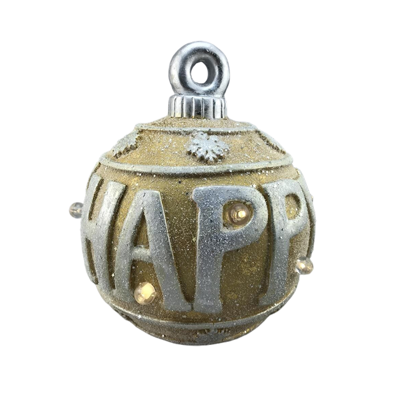 China LOVE HAPPY Royal Angel with Golden Crown Christmas Ornaments Handcrafted XMAS Ball Ornaments Supplier, Exporters