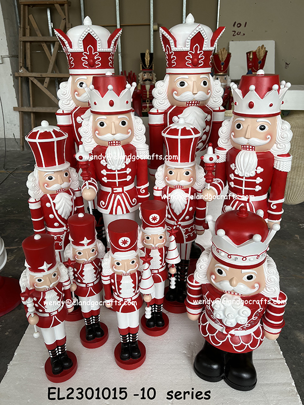 Wholesale Resin Handmade Crafts Sweet Nutcrackers Figurines Soldiers Statues Tabletop Decorations beside Christmas Trees  Manufacturer, Factory
