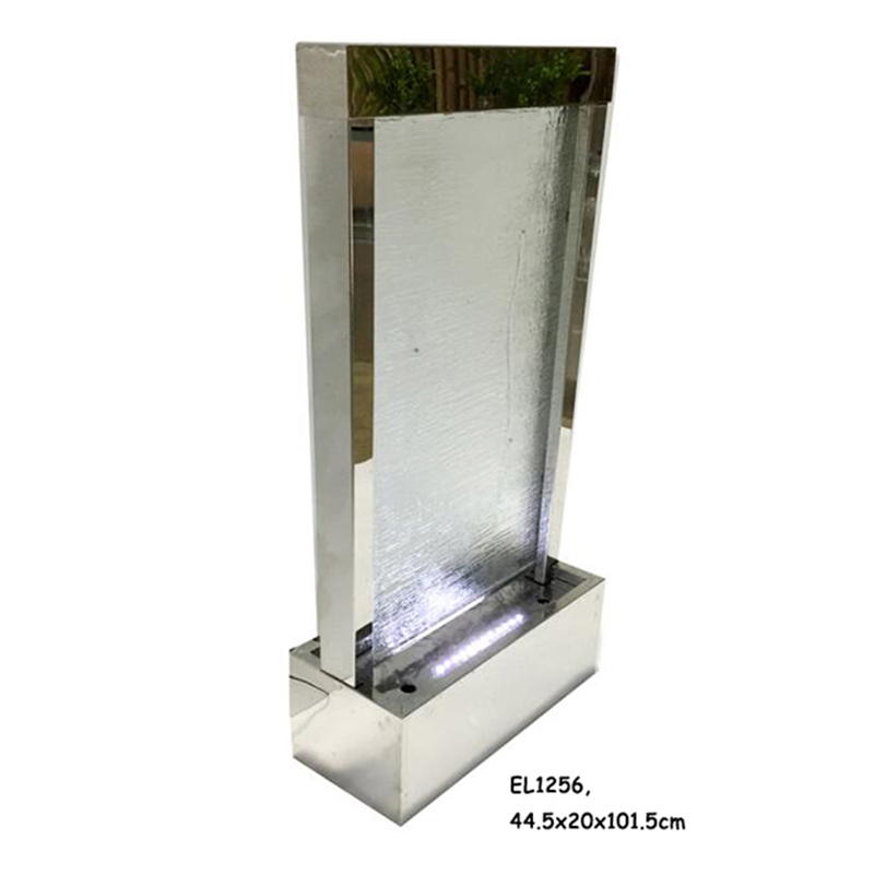 High-Quality Stainless Steel Wall Waterfall Fountain Water Features Manufacturers, Product