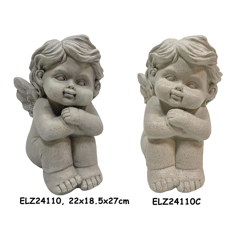 Cherub Statue Close Up