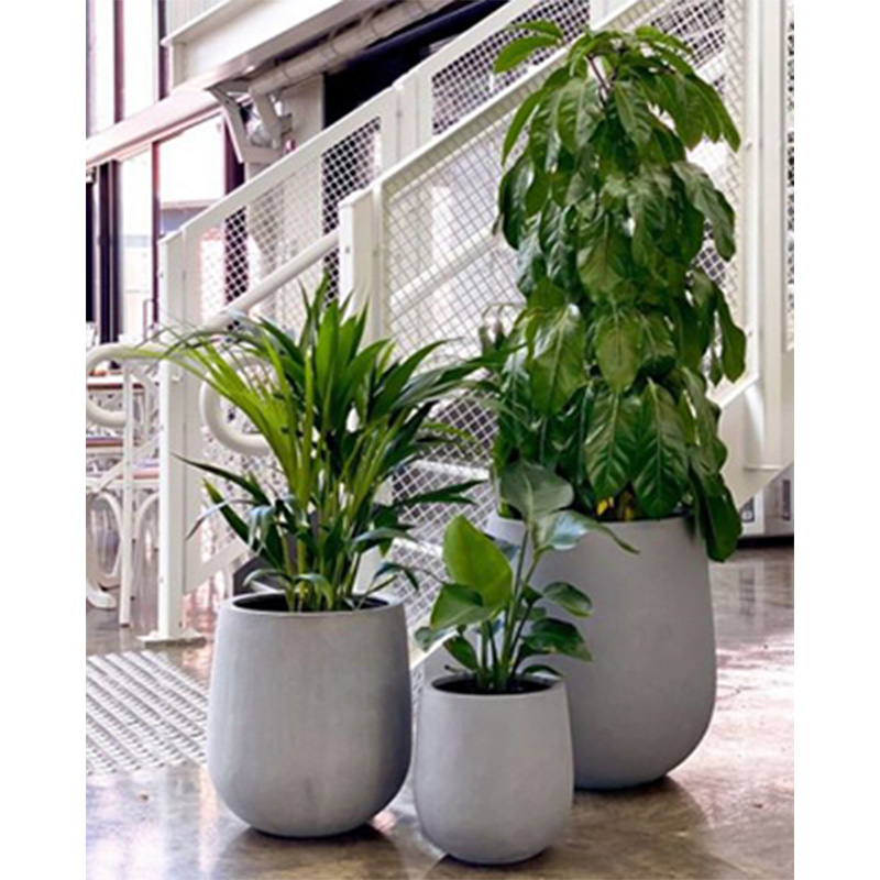 Wholesale Fiber Clay Light Weight Vase Flowerpots Garden Pottery Supplier, Suppliers