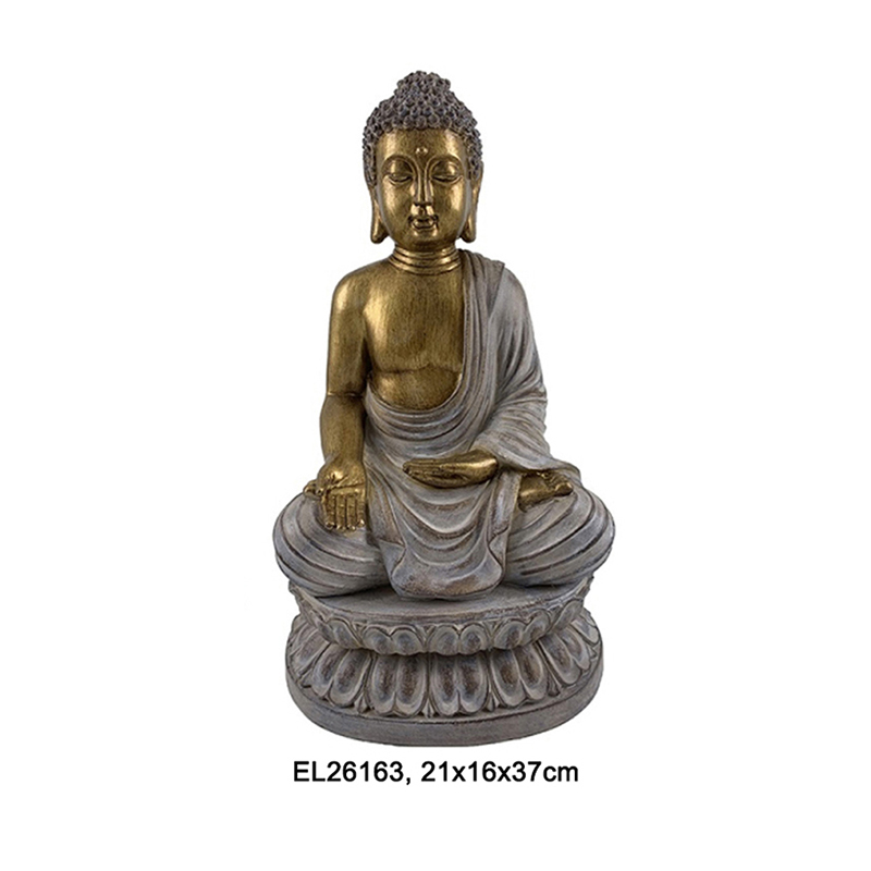 Wholesale Resin Arts & Crafts  Buddha Sitting On Lotus-Base Figurines  Manufacturer, Factory