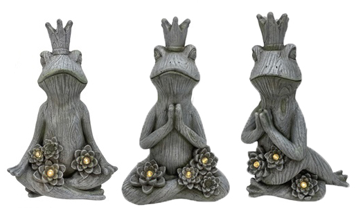 Best Fiber Clay MGO Lightweight Yoga Animal with Led Lights Garden Statues  Supplier, Exporter