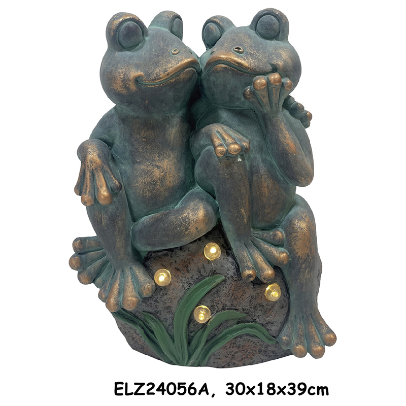 China Home Or Garden Decor Frog Statues Equipped With Built-in Lights Lanterns Both Decorative and Functional Manufacturers, Exporter