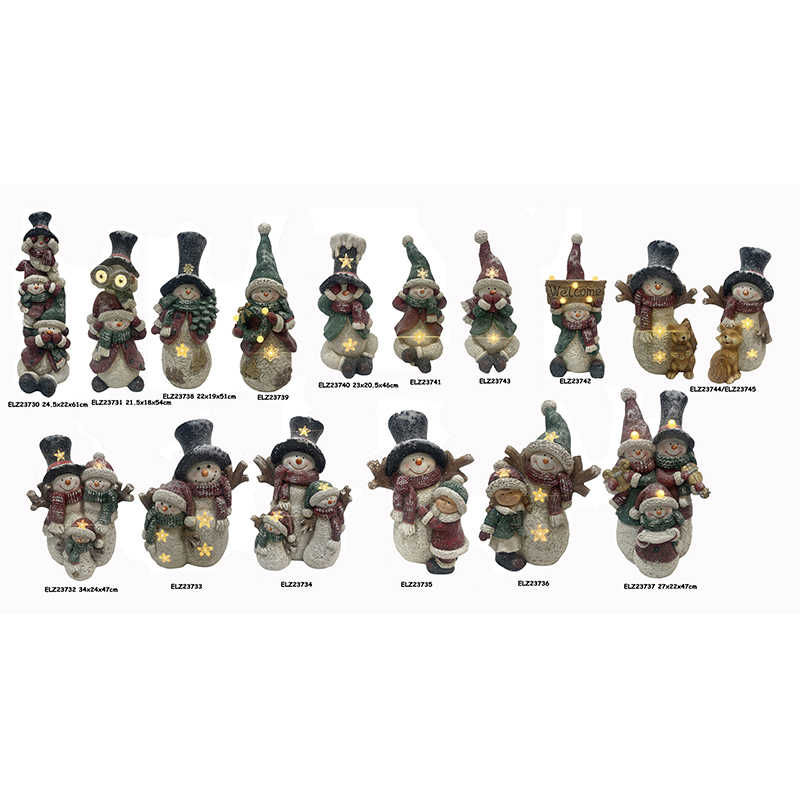 Christmas Snowman Figurine 5