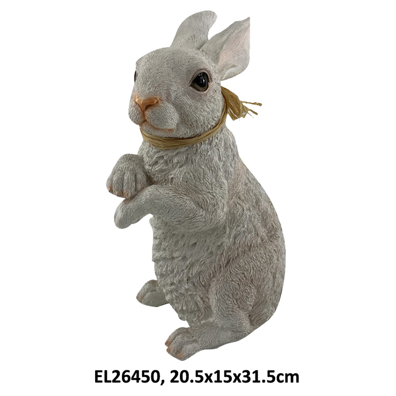 Best Rustic Rabbit Figurines Collection Stone Finished Easter Bunnies Home and Garden Decor Manufacturer, Service