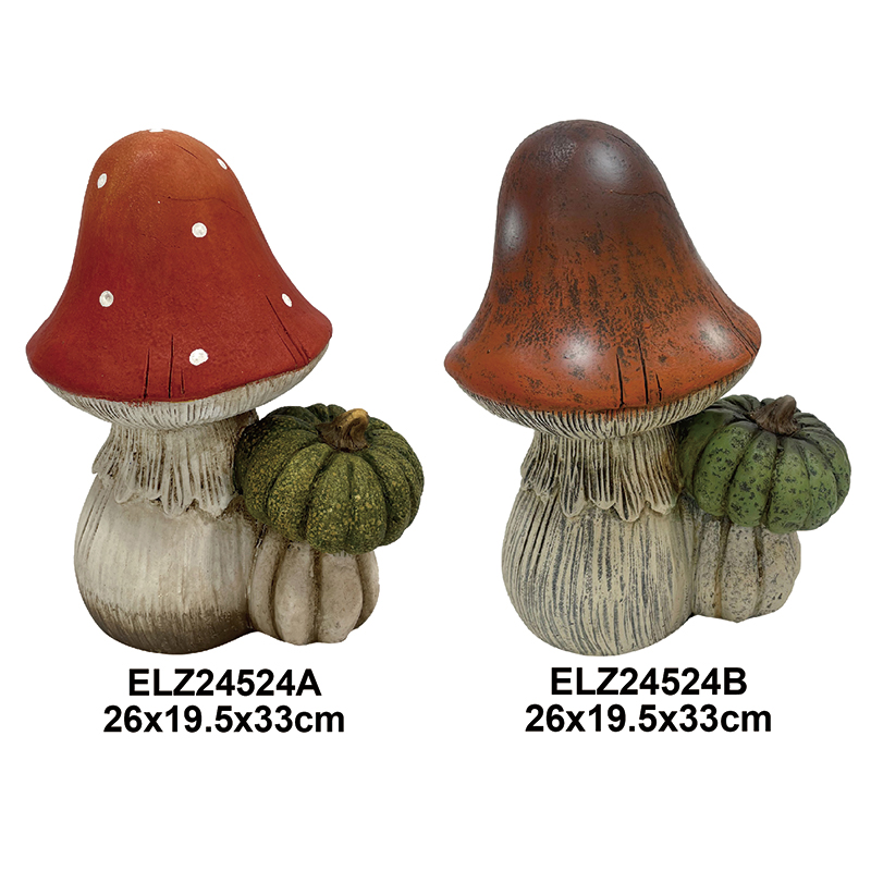 Garden Mushroom Display