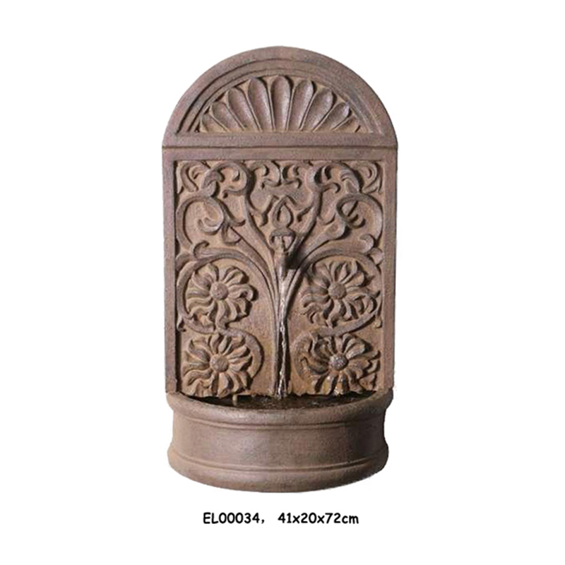 Wholesale Fiber Resin Round Can Outdoor Fountain Water Feature  Supplier, Factories