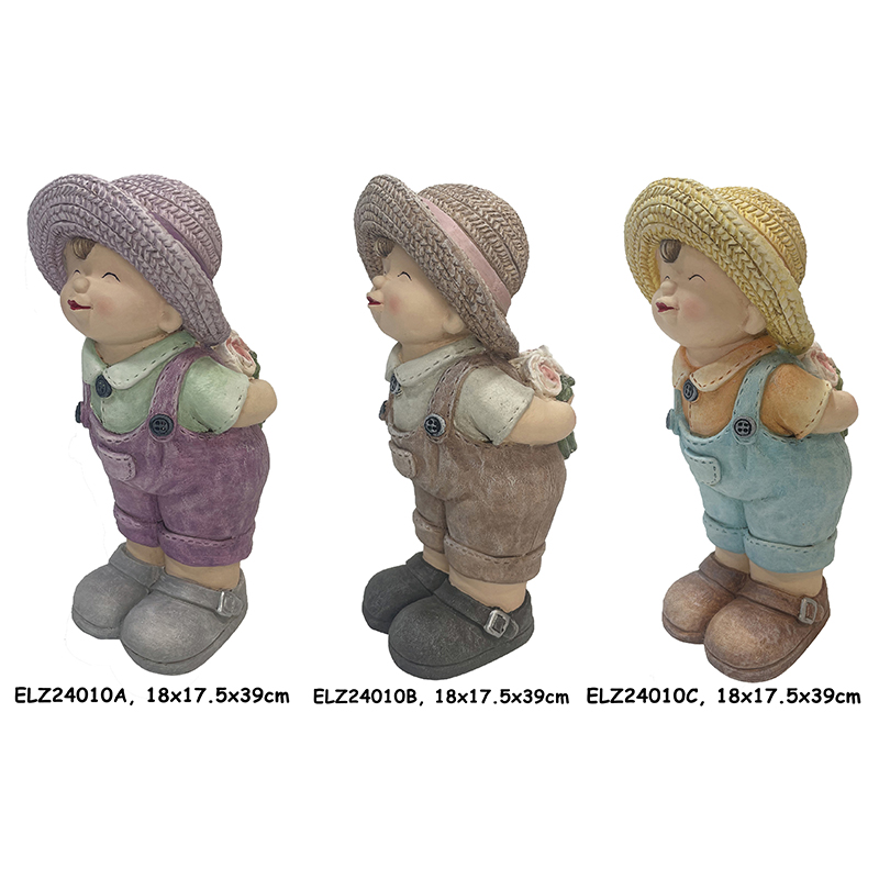 Best Handcrafted Whimsical Child Figurines for Garden and Home Boy and Girl statues Manufacturer, Service