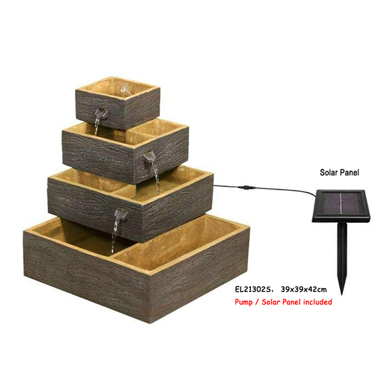 Wholesale Fiber Resin Square Multi-Tiers Fountains Water Features Manufacturer, Exporter