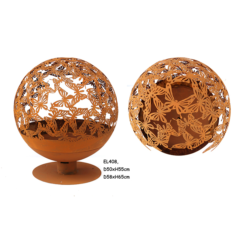 Best Mild Steel Globe Fire Pit Butterfly Image Supplier, Suppliers