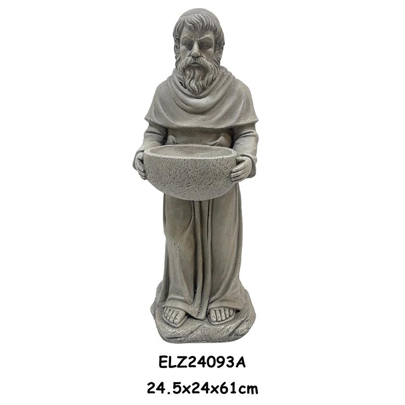 Wholesale Handcrafted Religious Figure Statues Holding Pot or Bird Suit For Home and Garden Decor Manufacturer, Service
