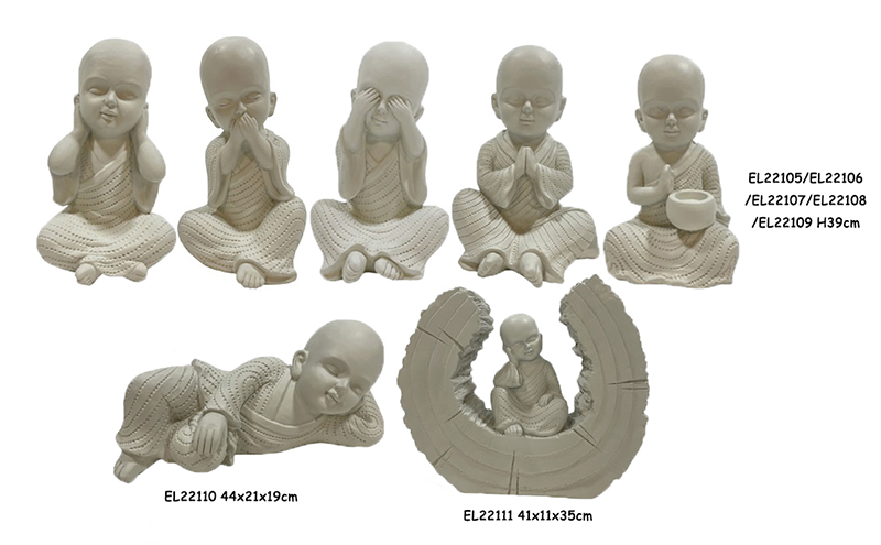 Shaolin Monk Statue 1