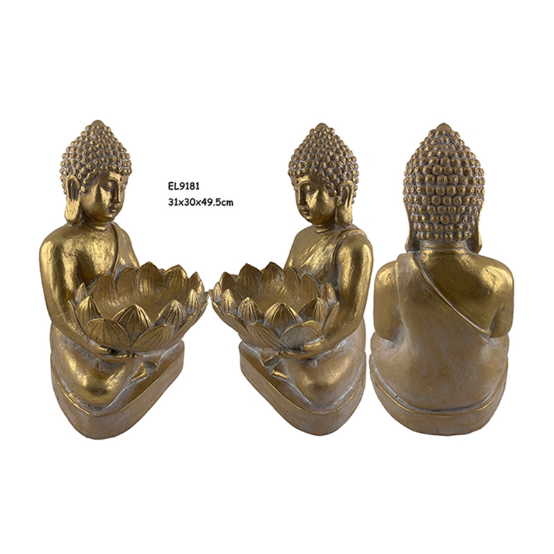 High-Quality Resin Arts & Crafts Classic Buddha Hold Lotus Figurines  Suppliers, Products