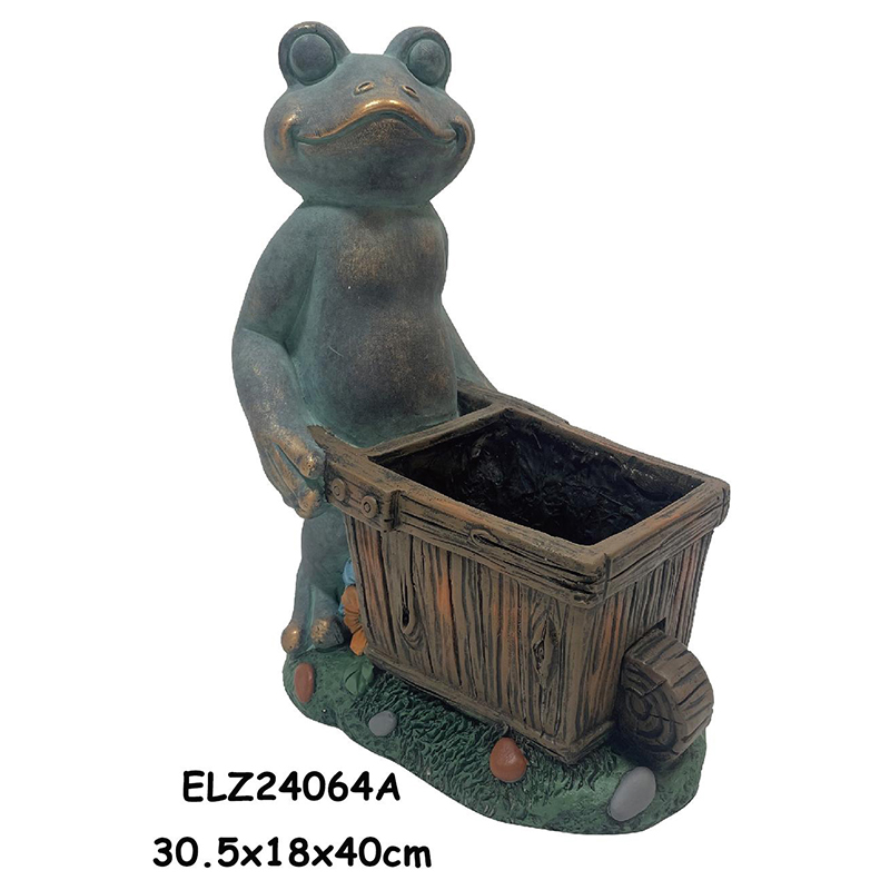 Wholesale Handcrafted Frog Planter Statues Frogs Holding Planters For Home And Garden Decoration Factories, Exporters
