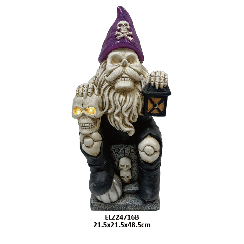 Fiber Clay Halloween Gnome