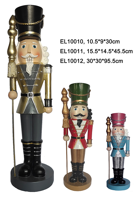 Wholesale Resin Handmade Crafts Classic Nutcrackers Figurines Soldiers Decorations Tabletop Ornaments Manufacturer, Product